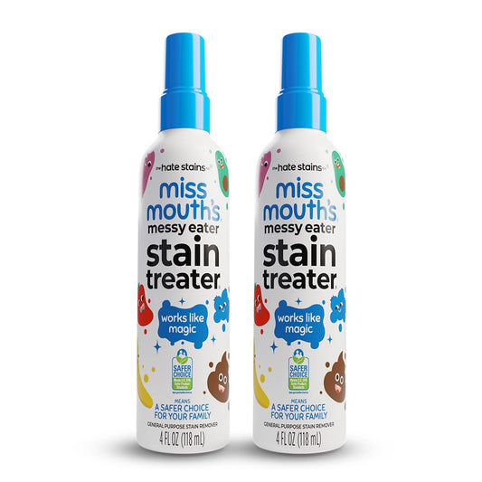 Miss Mouth’s Messy Eater Stain Remover Spray – Fast Acting Laundry Stain Cleaner for Baby Clothes & Fabrics