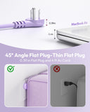 Portable Travel Power Strip with USB-C – 7-Outlet Compact Charging Hub with Wrap Cord & Ultra Flat Plug for Cruise, Hotel & Home