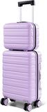 Light Purple 16-Inch Underseat Carry-On with TSA Lock