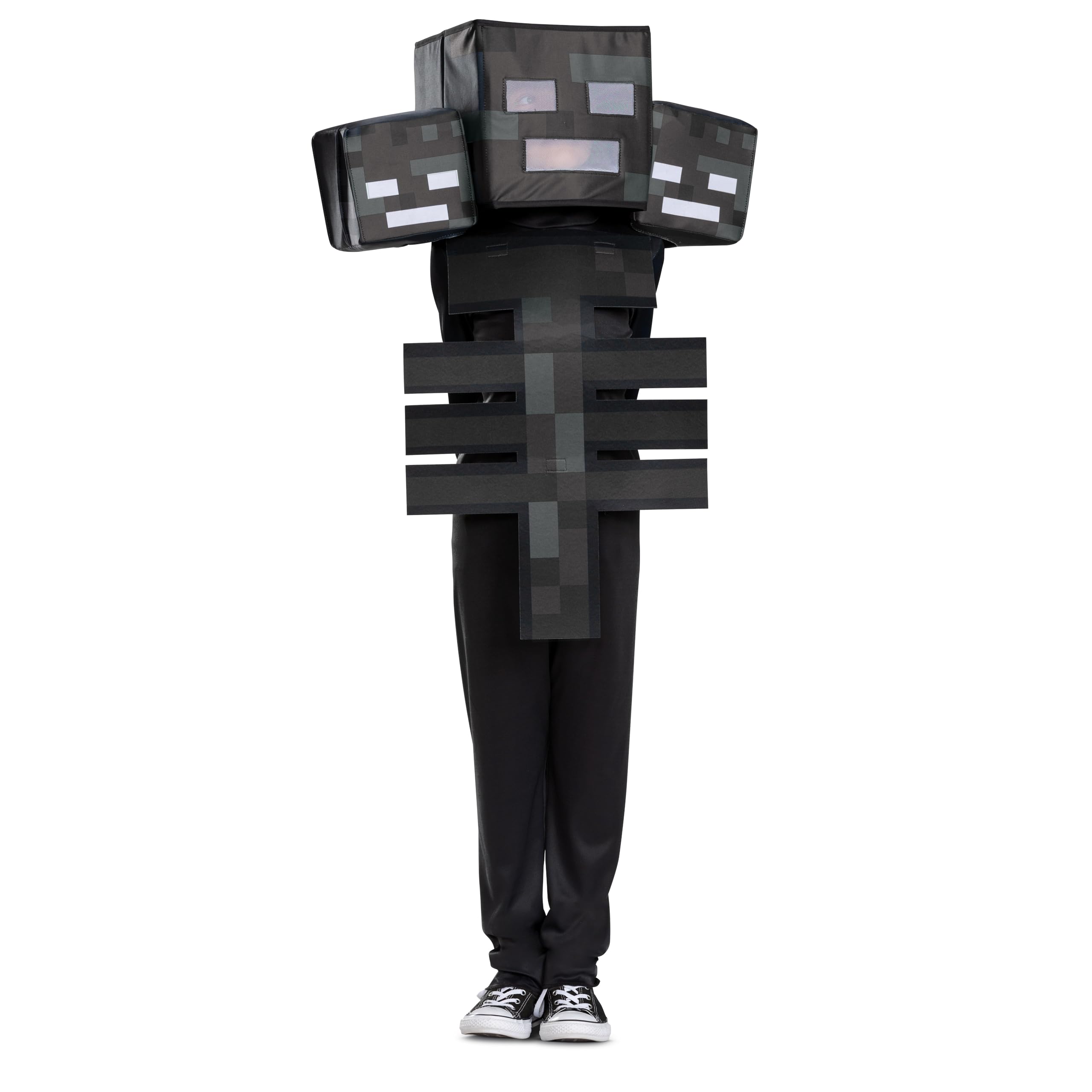 Disguise Kid's Minecraft Deluxe Wither Costume, Official Minecraft Halloween Costume, Size (10-12)