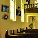 Halloween Gothic Mansion Portrait Posters – 12 Pack Vintage Horror Wall Art for Haunted House & Indoor Halloween Décor (Style 4, 2D)