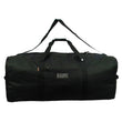 Heavy-Duty Cargo Duffel Bag – Large Water-Resistant Sports & Equipment Travel Bag with Shoulder Strap (Black)