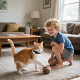 GPS Cat Tracker Collar Apple Find My Compatible Waterproof Adjustable Pet Locator No Subscription Required