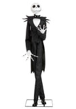 Animated Jack Skellington Halloween Decoration – Life-Size Moving Figure in Black & Purple Suit, Sound & Motion Activated
