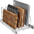 Holdn’ Storage Pull-Out Bakeware Organizer – Adjustable Divider Rack for Narrow Kitchen Cabinets