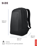 Lenovo Legion 17″ Armored Gaming Laptop Backpack II – EVA Shield Protection for 17.3″ Laptops (Black)