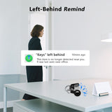 Apple Find My Bluetooth Tracker Tag 4 Pack, Waterproof IP67 Smart Item Locator with Replaceable Battery and Anti-Loss Alert
