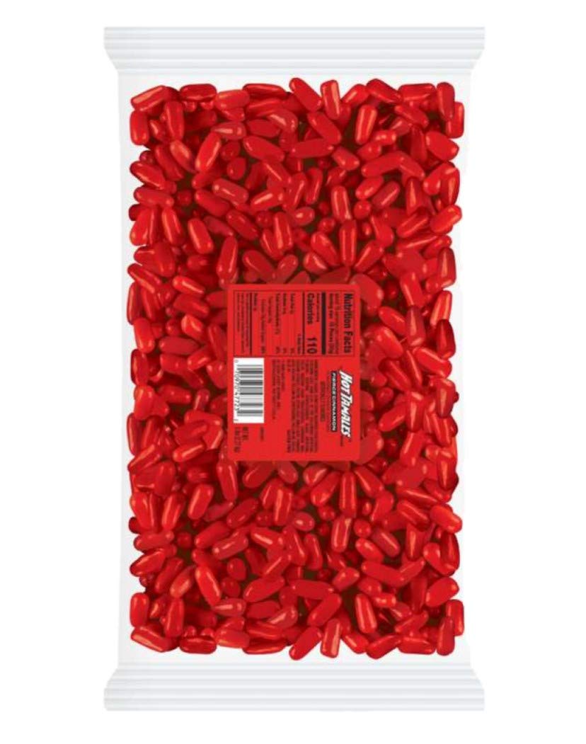 Hot Tamales Original Chewy Cinnamon Candy – Classic Red Spicy Chewy Treats