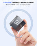 Ticktime Hexagon Pomodoro Timer with Flip Control, Pause & Resume, Custom Countdown & Count-Up, Magnetic Rechargeable Focus Timer with Silent, Vibration & Sound Alerts – Gray
