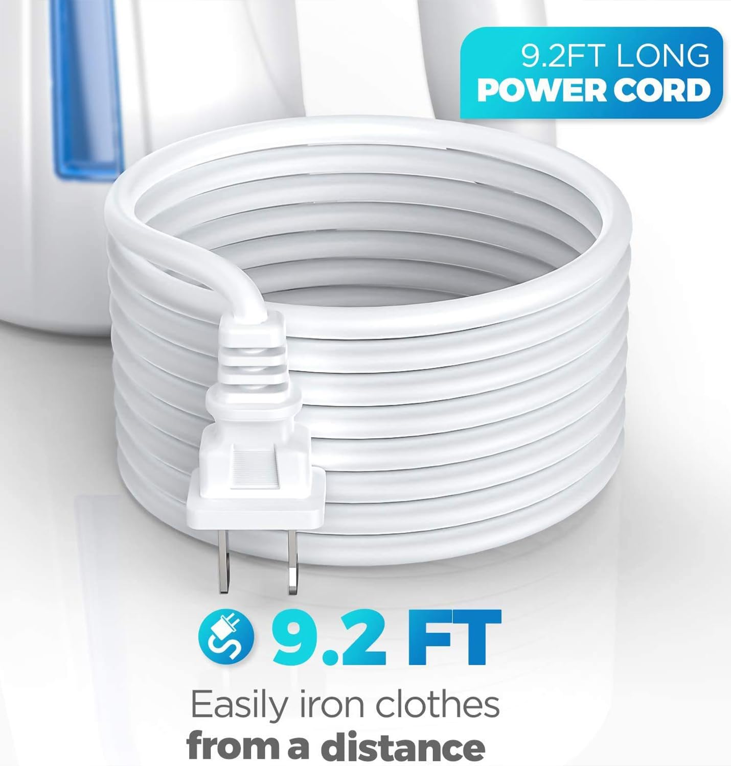 Handheld Garment Steamer 700W Portable Wrinkle Remover with Stainless Steel Heating Panel and Large Tank