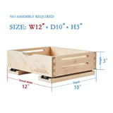 Wood Pull-Out Cabinet Drawer Organizer – Fully Assembled Slide-Out Shelf for Kitchen Cabinets
