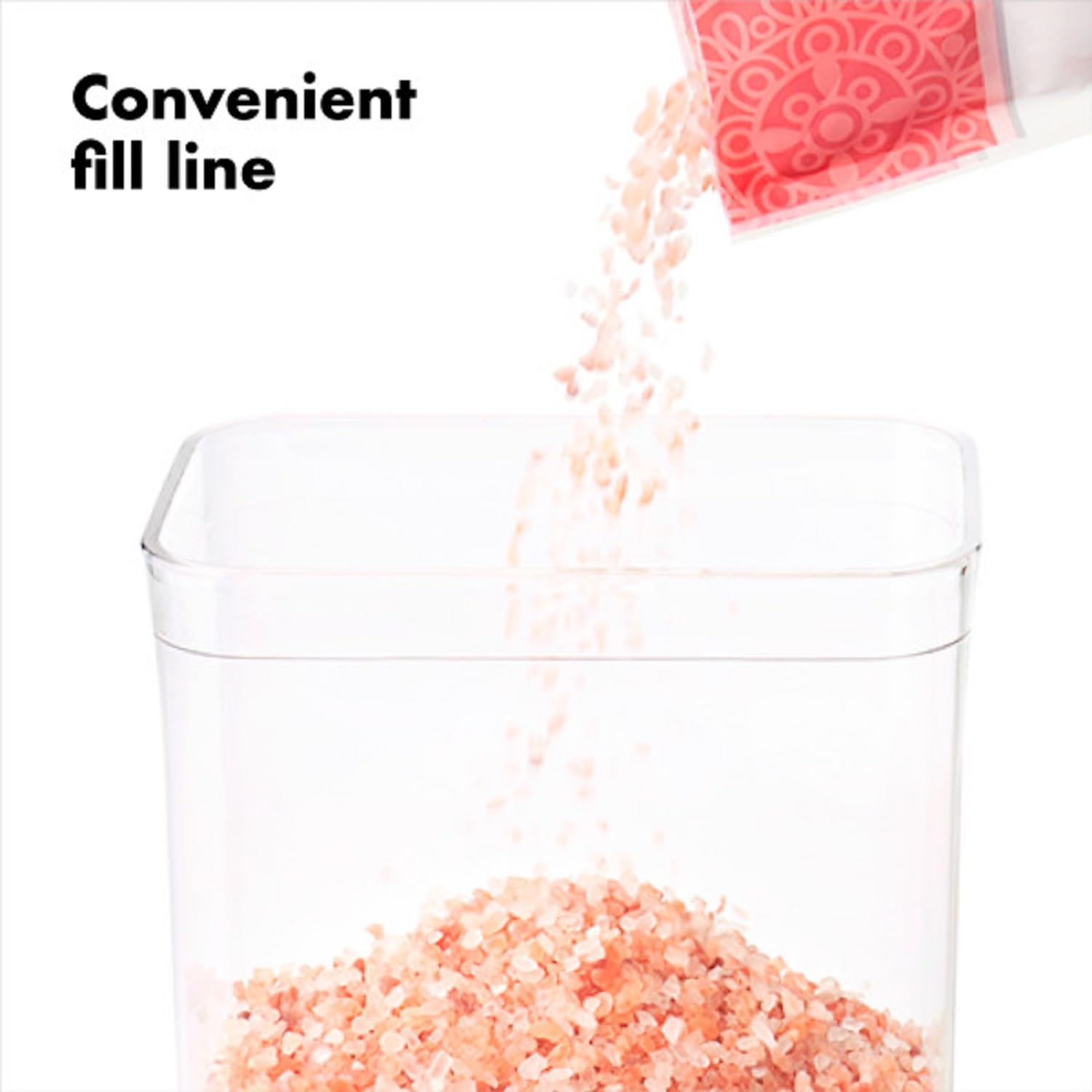 Airtight POP Food Storage Containers – 6-Piece Bulk Pantry Set with Scoops (White)