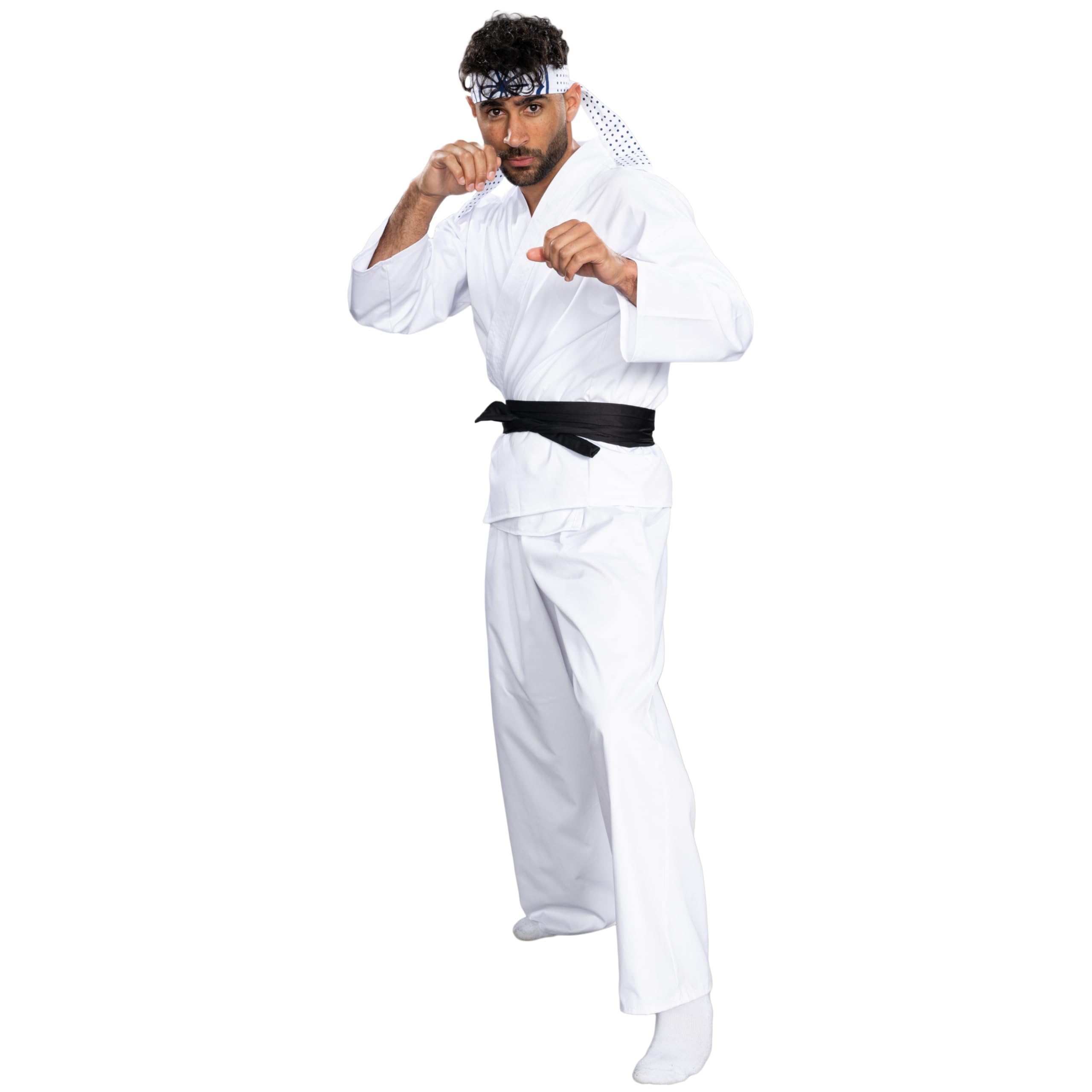 Karate Kid The DELUXE Daniel Mens Replica Gi Costume (X-Large)