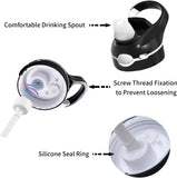 25 oz Clear Adventure Water Bottle with Straw and Clip