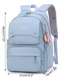 JIAYOU Teen Girls Casual Backpack – Lightweight School & Travel Laptop Daypack 26L