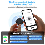 Android Find Hub Bluetooth Tracker Tag 4 Pack, Google Certified Item Finder with Global Tracking and Replaceable Battery