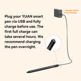 YUAN Smart Pen & Digital Notebook Set – Real-Time Sync, Offline Storage & Business App Integration (Black Edition)