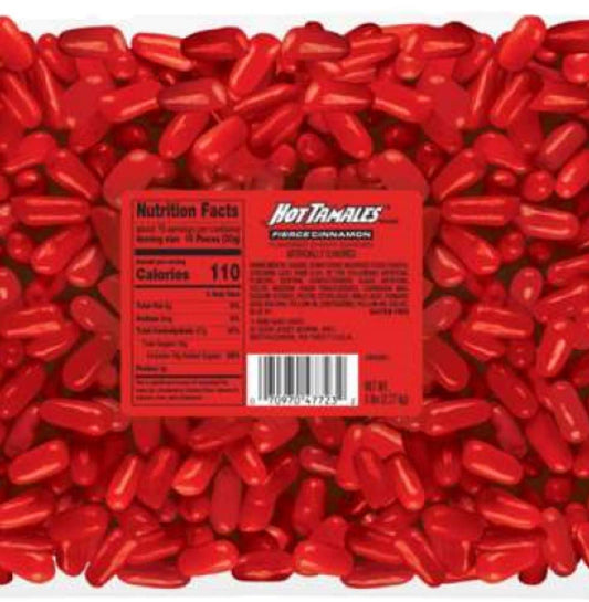 Hot Tamales Original Chewy Cinnamon Candy – Classic Red Spicy Chewy Treats