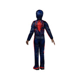 Miles Morales Qualux Costume for Kids – Deluxe Muscle Jumpsuit with Mask | Spider-Verse Hero Outfit