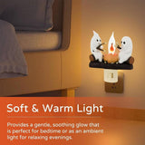 LEDeng Ghost Campfire Flickering Wall Light, Flicker Flame Halloween Wall Decoration, LED Faux Campfire Light, Halloween Indoor Decoration, Holiday Gifts