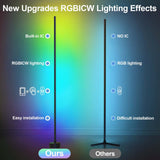 RGB Corner Floor Lamp – 16 Million Colors Smart LED Mood Light with App & Music Sync