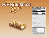 Little Debbie Pumpkin Spice Rolls – Fall Snack Cakes with Vanilla Creme Filling – 6 Individually Wrapped Rolls