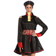 Chinese Zombie Costume for Women – Classic Dynasty-Inspired Halloween Cosplay Set (Robe, Hat, Belt & Rune Strip)