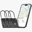 Smart TSA Luggage Lock with Apple Find My Tracking, GPS Locator Travel Padlock with Replaceable Battery