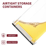 Airtight Food Storage Container Set – Stackable Kitchen & Pantry Containers with Labels (10-Piece)