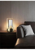 Portable Rechargeable Cordless LED Table Lamp Touch Dimmable Metal Ambient Desk Light for Indoor Outdoor Use