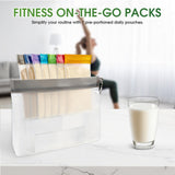 24-Piece Protein Powder Travel Container Set with Funnel, Spoon & Carabiners – Portable Gym & Fitness Organizer