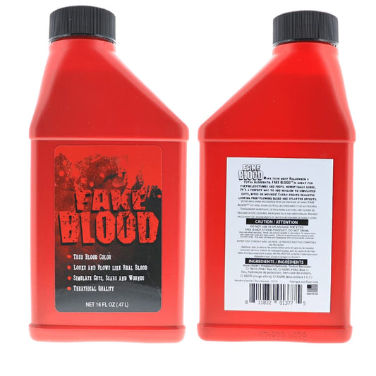 Realistic Stage Blood – 16oz Pint Fake Blood for Halloween Makeup & Cosplay (Non-Toxic, Washable)