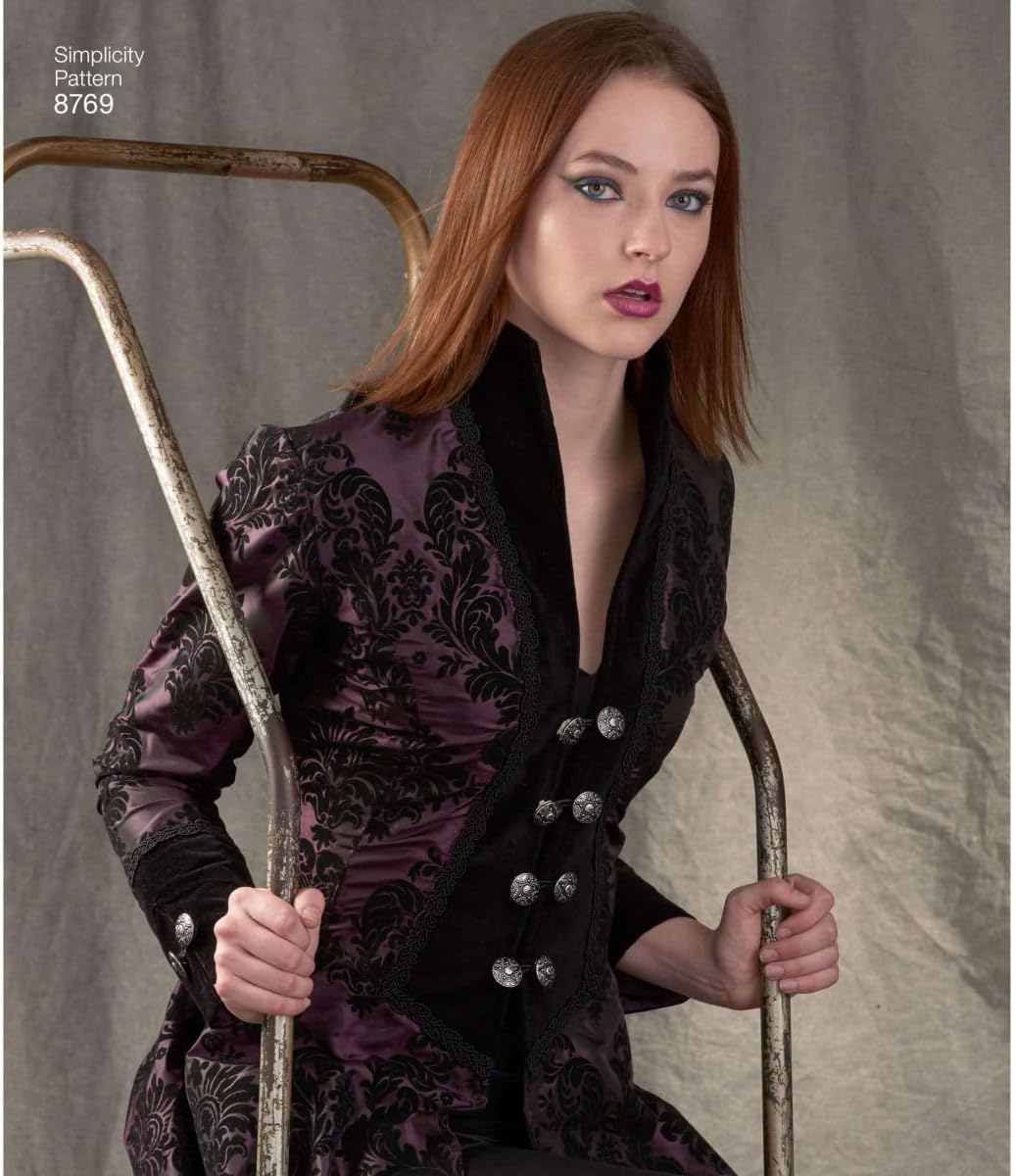 Simplicity 8769 Women’s Medieval Cosplay Coat Sewing Pattern – DIY Fantasy Queen of the North Costume