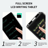 Ultra-Light 6.5” LCD Writing Tablet – Slim Portable Digital Note & Drawing Pad (Black)
