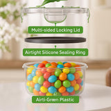 50-Piece Airtight Food Storage Containers Set – Leakproof Stackable Meal Prep Containers with Lids-