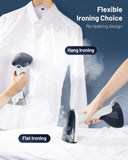 Professional Blue & White Handheld Garment Steamer 1200W Fast Heat Leak-Proof Portable Fabric Wrinkle Remover