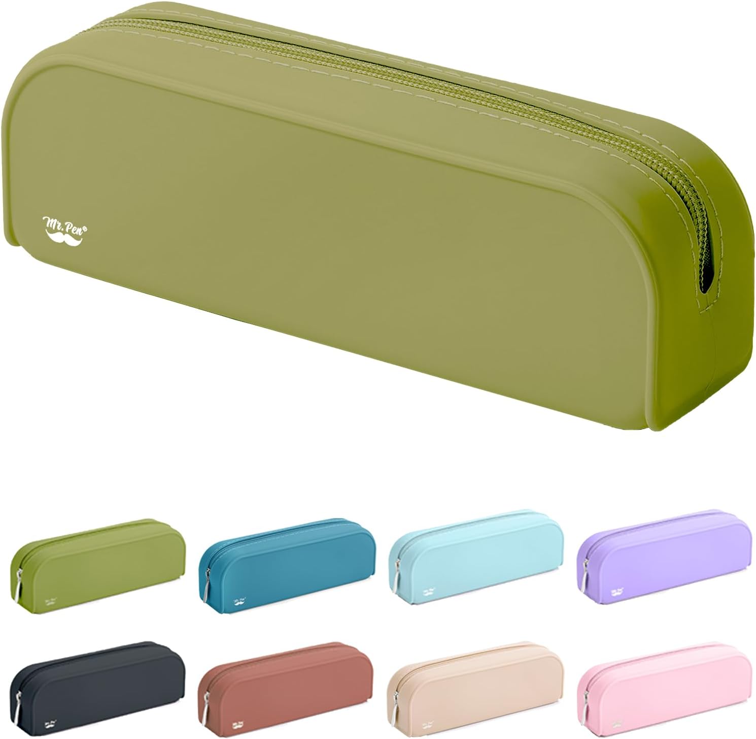 Easy-Clean Silicone Pencil and Makeup Pouch