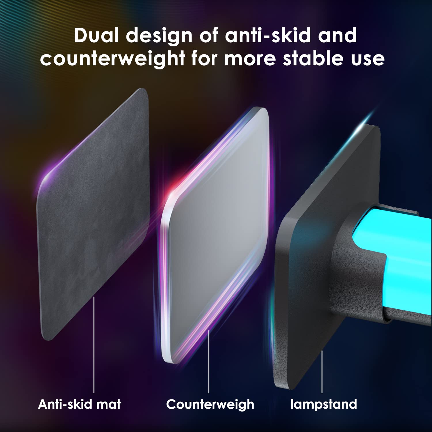 RGB Smart Light Bars with 213 Scene Modes, Music Sync & App Control – Multicolor Ambient Lighting