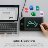 PenPower ePaper SignPad – Professional Digital Signature Pad with Timestamp & Enterprise Integration (Black)