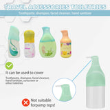 Leak-Proof Silicone Bottle Covers (18-Pack) – Travel Toiletry Protectors for Luggage & Carry-On