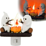 LEDeng Ghost Campfire Flickering Wall Light, Flicker Flame Halloween Wall Decoration, LED Faux Campfire Light, Halloween Indoor Decoration, Holiday Gifts