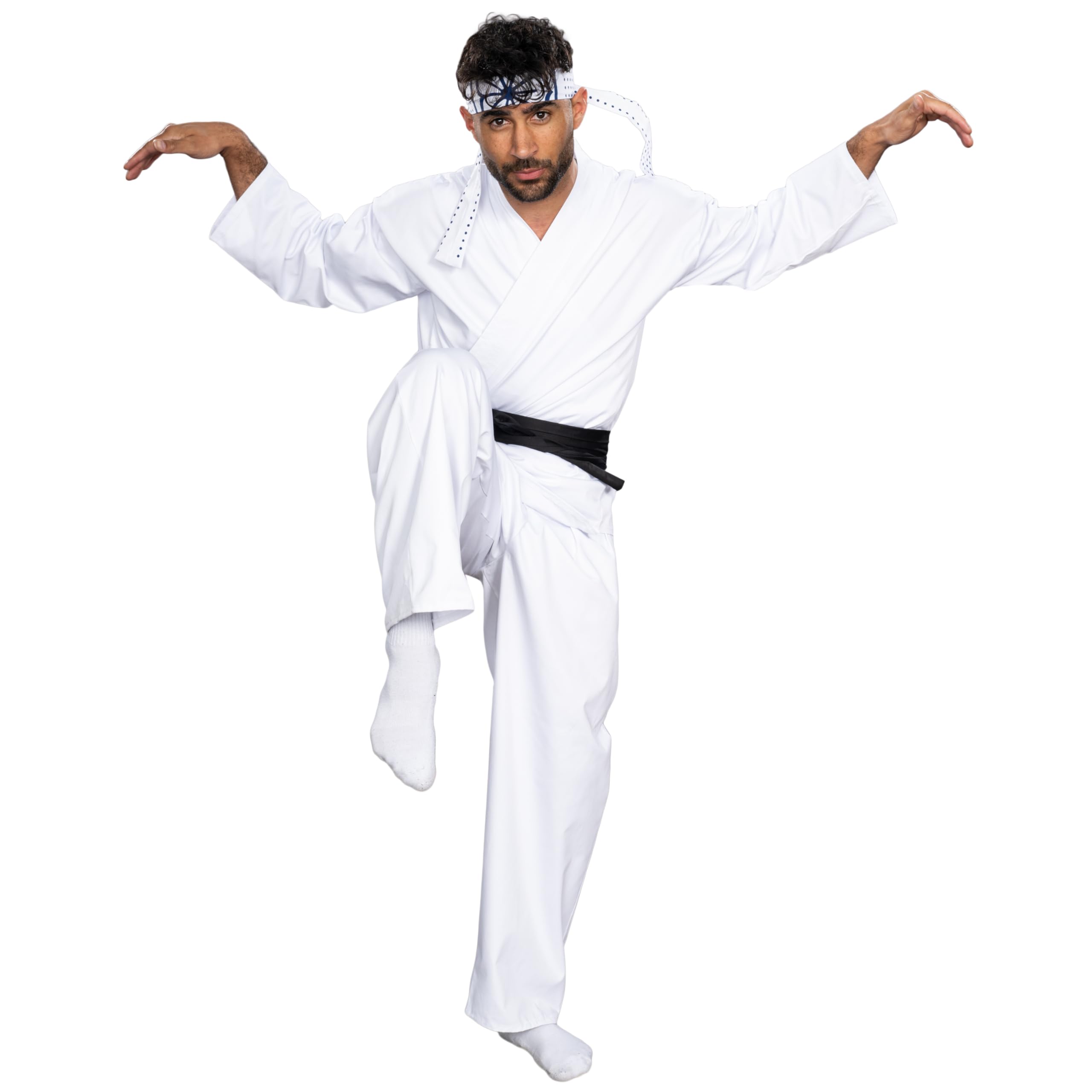 Karate Kid The DELUXE Daniel Mens Replica Gi Costume (X-Large)