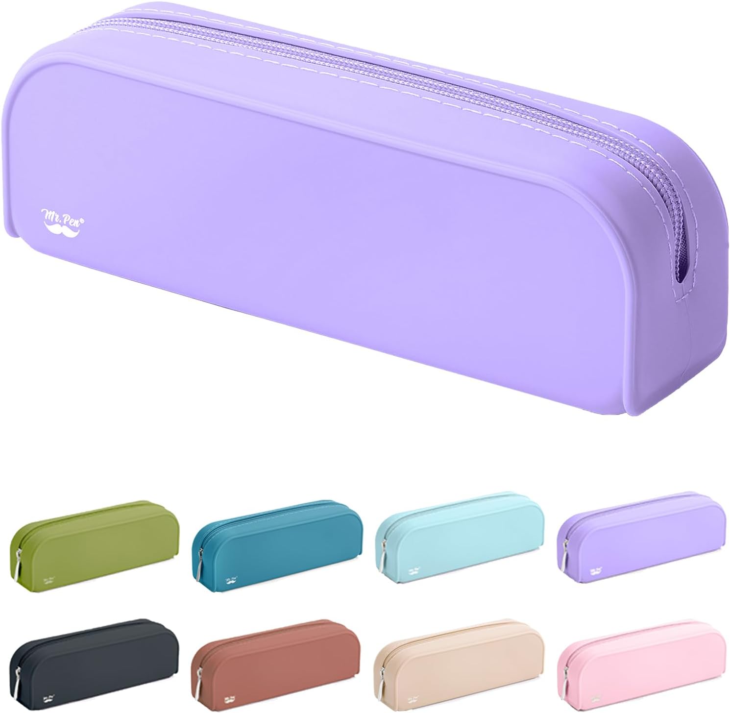 Easy-Clean Silicone Pencil and Makeup Pouch
