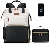 25L School & Work Laptop Backpack with Insulated Lunch Bag