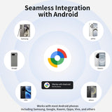 Android Find Hub Smart Tracker Tag 4 Pack, Bluetooth Item Locator with Global Tracking, Loud Alarm and Replaceable Battery