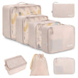 8 Set Travel Packing Cubes for Suitcase – Lightweight Luggage Organizers with Mesh Top for Efficient Travel Packing