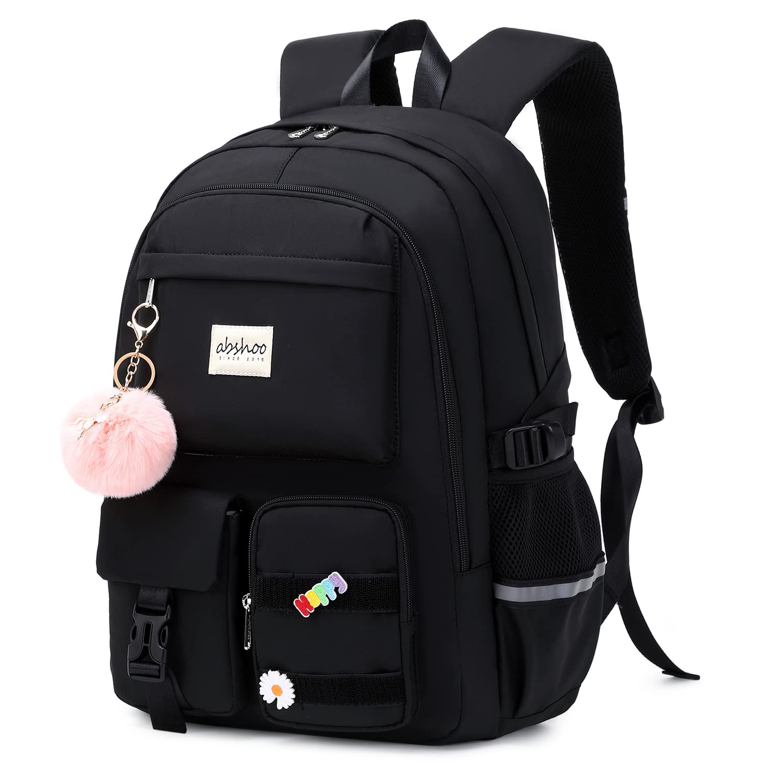 ABSHOO Large Laptop Backpack for College & High School – Water-Resistant Student Bookbag