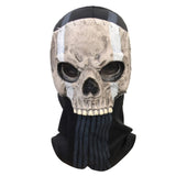 Ghost Skull Tactical Mask – Full Face Cosplay Mask for Halloween, War Games & Outdoor Sports (Mask-D)