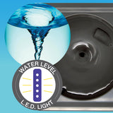 Mini Vortex Pet Water Fountain 80oz – Anti-Splash BPA-Free Automatic Drinking System with LED Indicator
