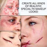 Mehron Professional Special Effects Makeup Kit – Complete SFX Makeup Set for Halloween, Cosplay, Theater & Film (Over $250 Value)